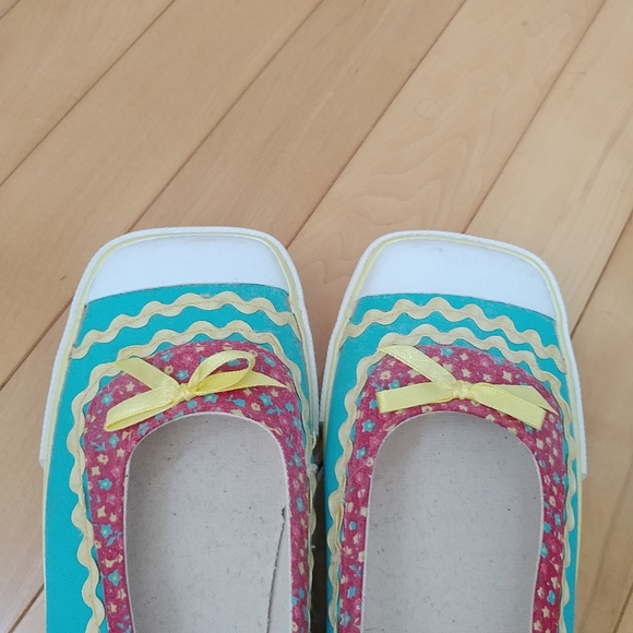 Sugar Square Toe Sneaker Flats - Picture 2 of 2